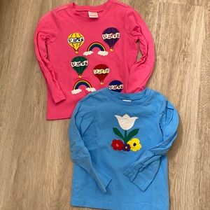 Hanna Andersson sz 100 (4T) Appliqué Shirt Bundle
